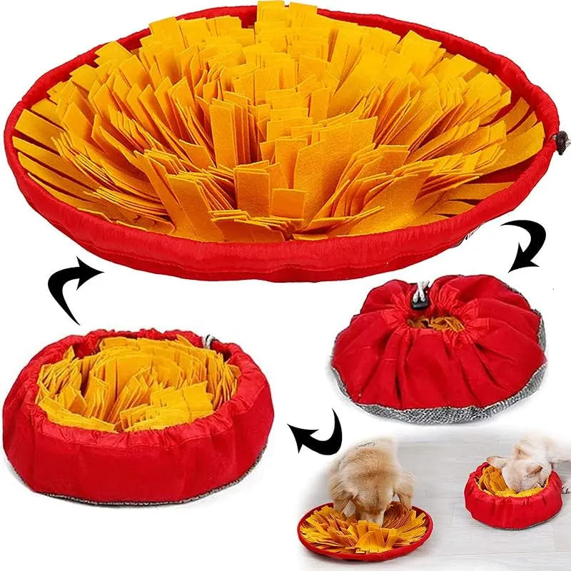 BarkDog Snuffle Mat for Dogs — Interactive Foraging Feeder