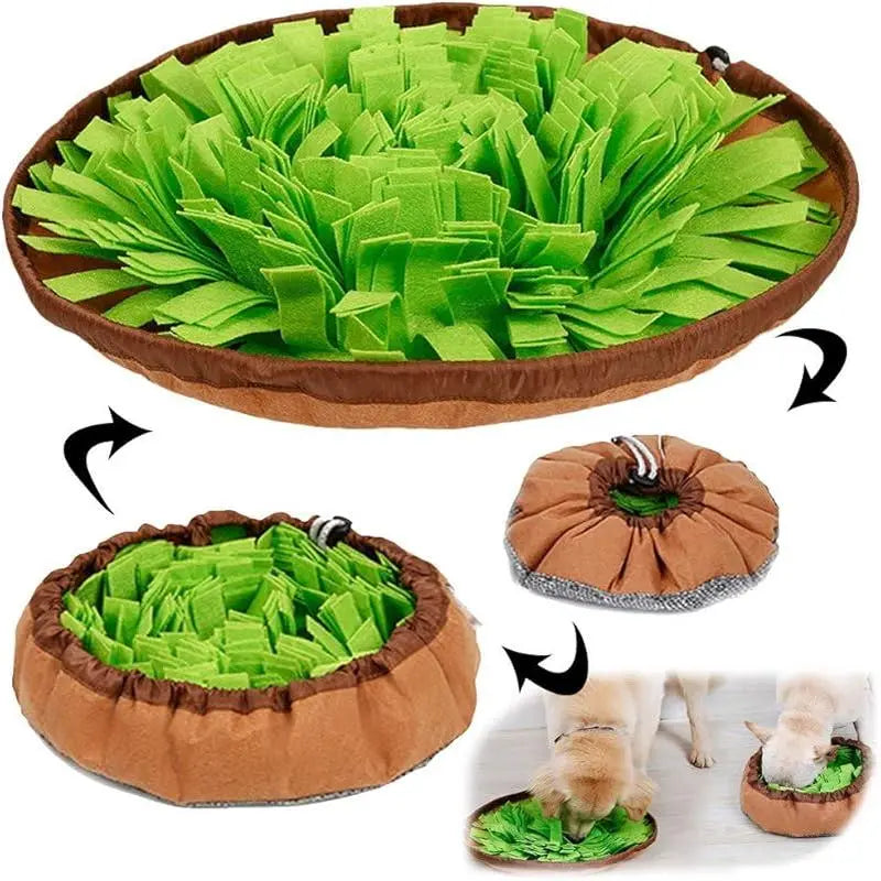 BarkDog Snuffle Mat for Dogs — Interactive Foraging Feeder