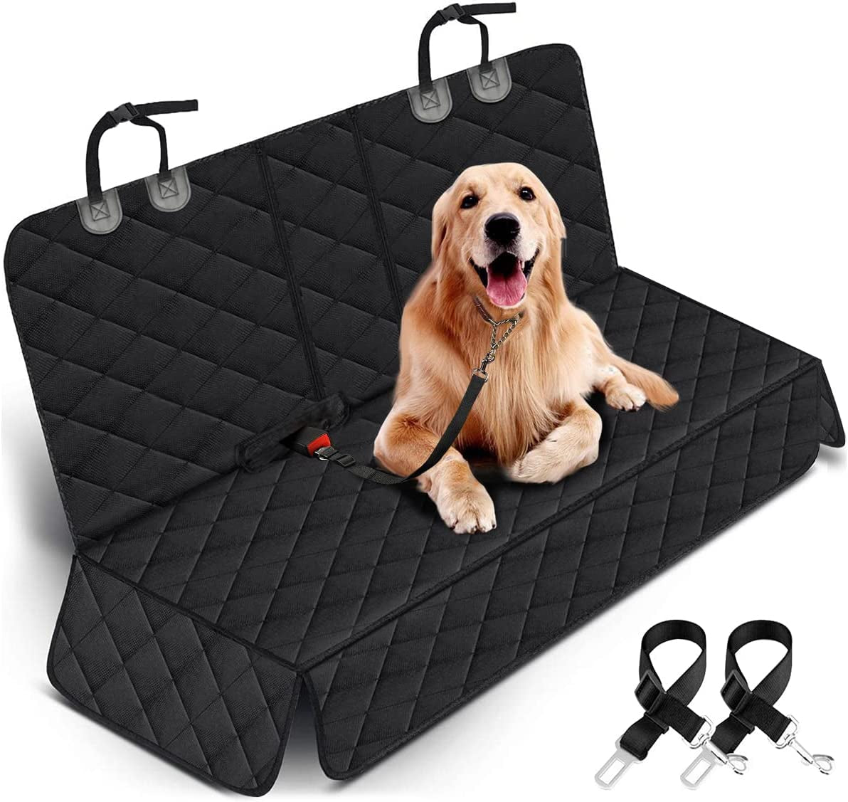 BarkDog Car Travel Kit — waterproof seat cover and paw cleaner