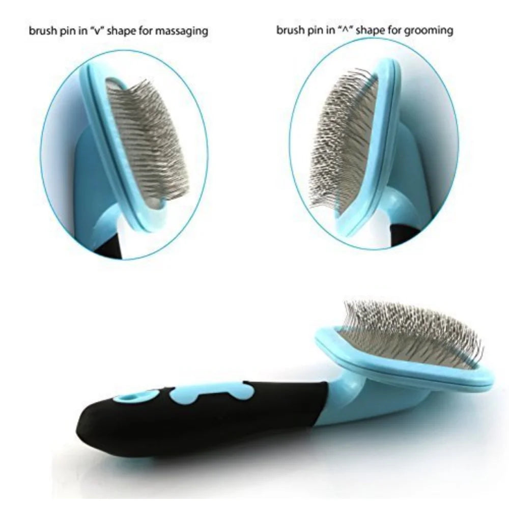 BarkDog dog slicker brush for deshedding and detangling