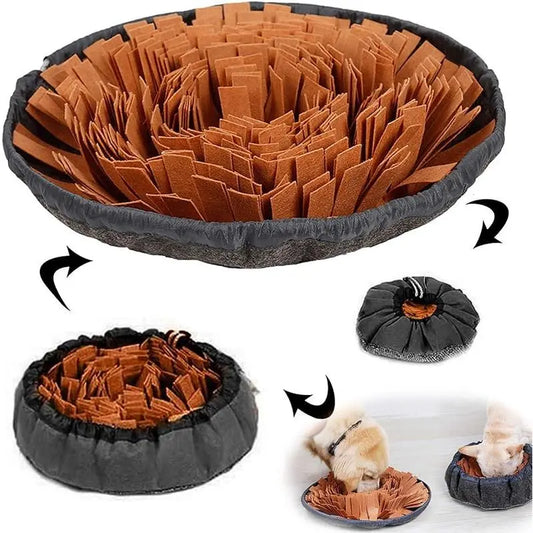 BarkDog Snuffle Mat for Dogs — Interactive Foraging Feeder